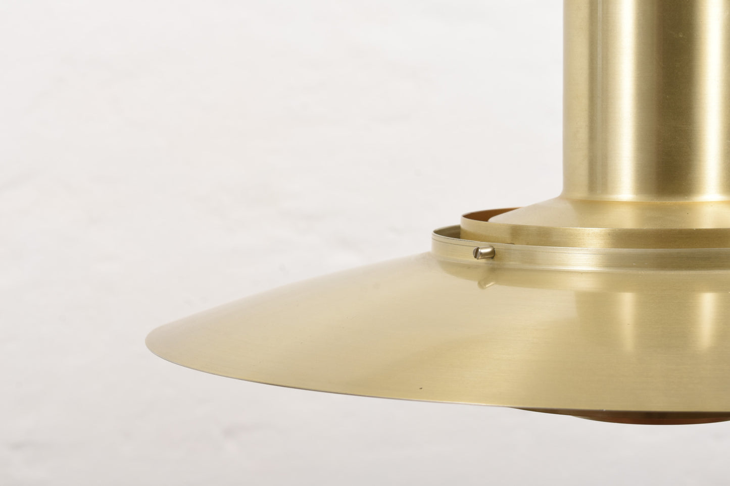 1960s 'P376' brass ceiling lamp by Fabricius & Kastholm