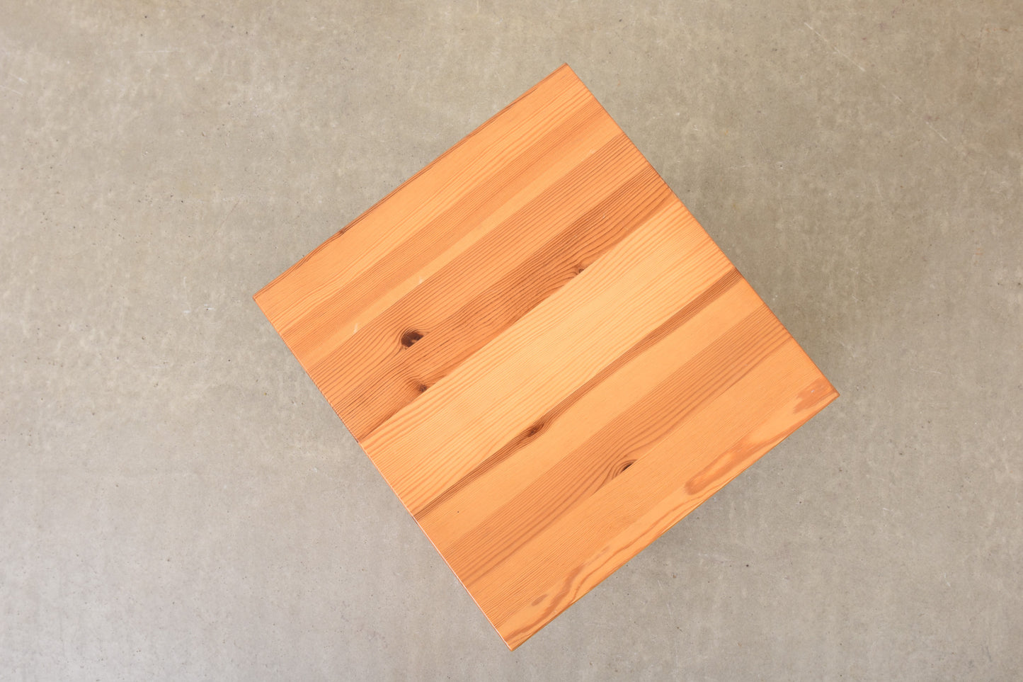 1970s pine drawer pedestal