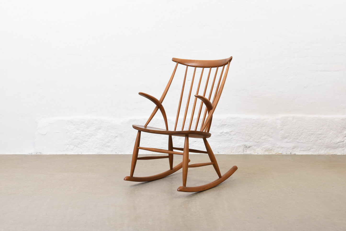 1960s rocking chair by Illum Wikkelsø - Beech