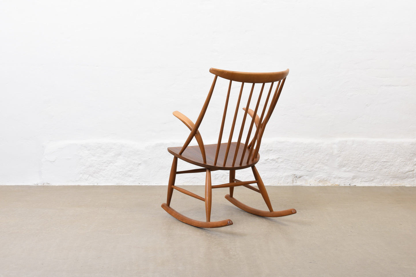 1960s rocking chair by Illum Wikkelsø - Beech