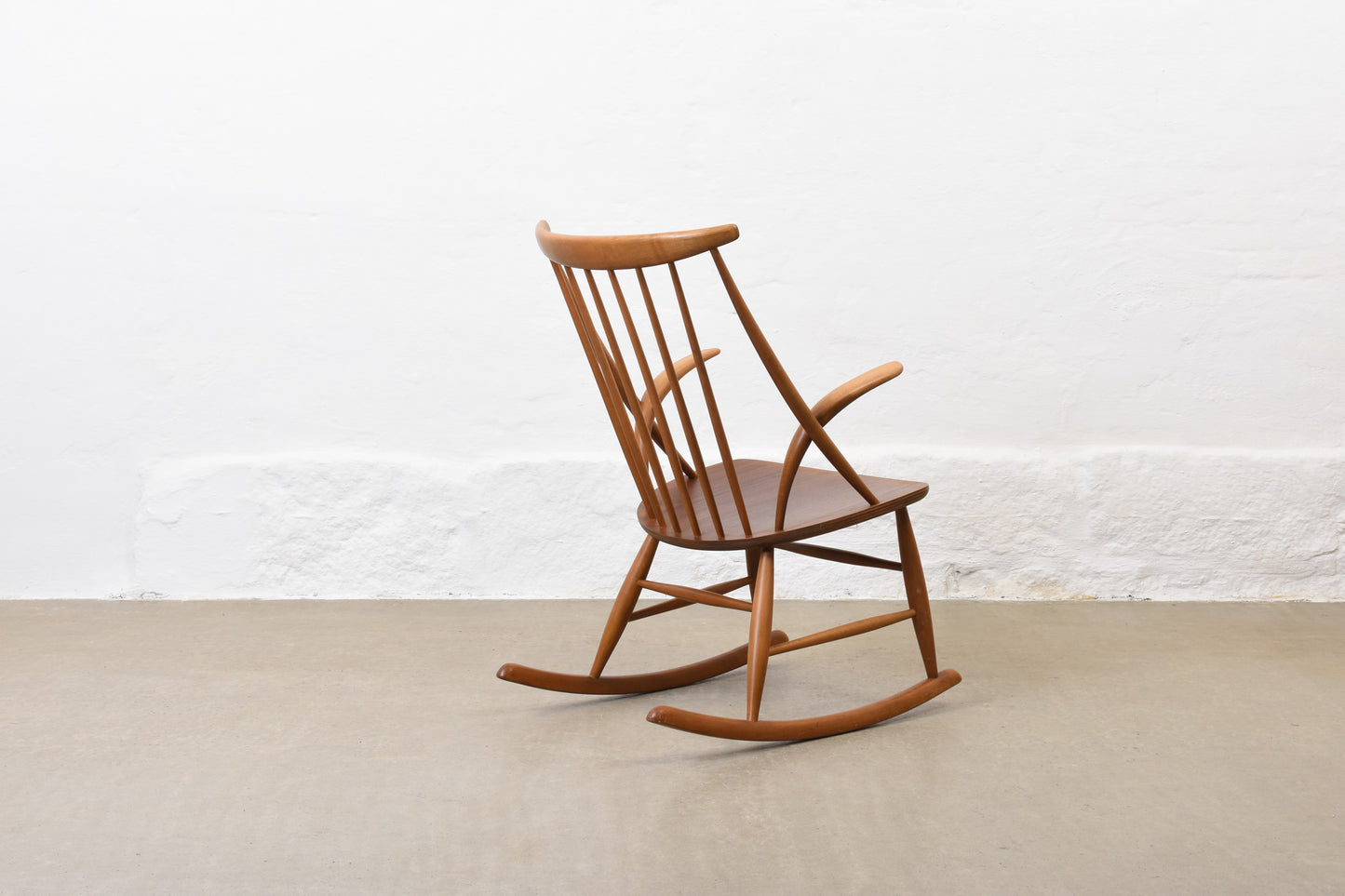 1960s rocking chair by Illum Wikkelsø - Beech