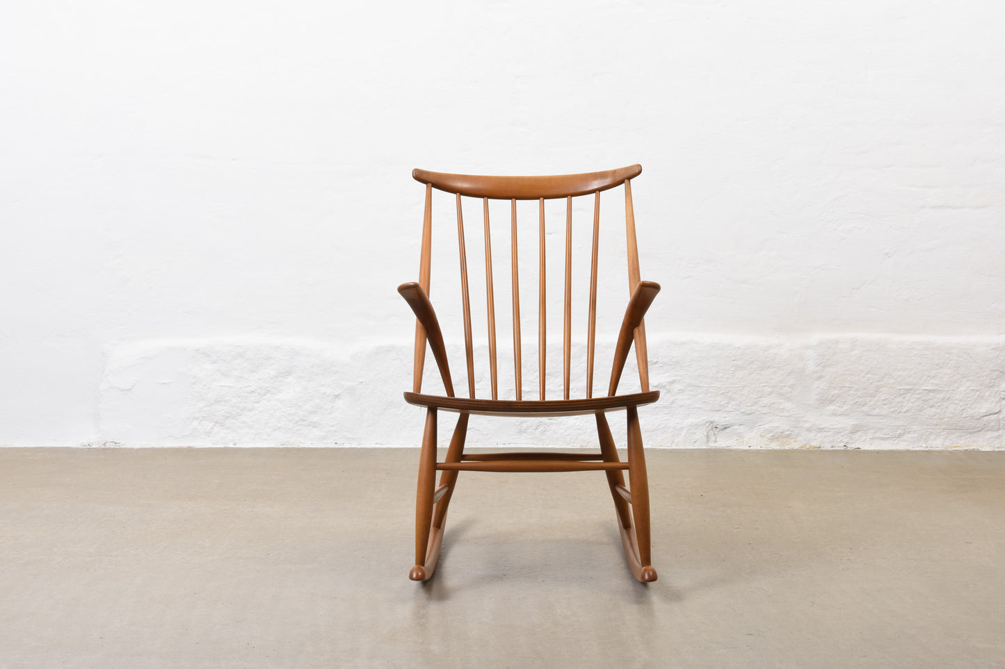 1960s rocking chair by Illum Wikkelsø - Beech