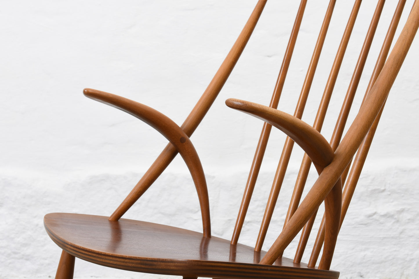 1960s rocking chair by Illum Wikkelsø - Beech