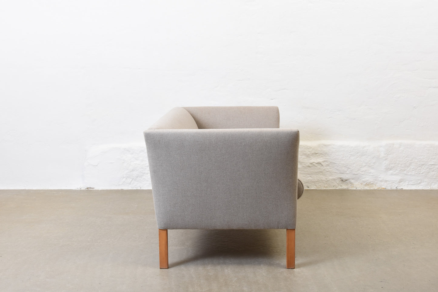 Newly reupholstered: 1960s Danish two seater