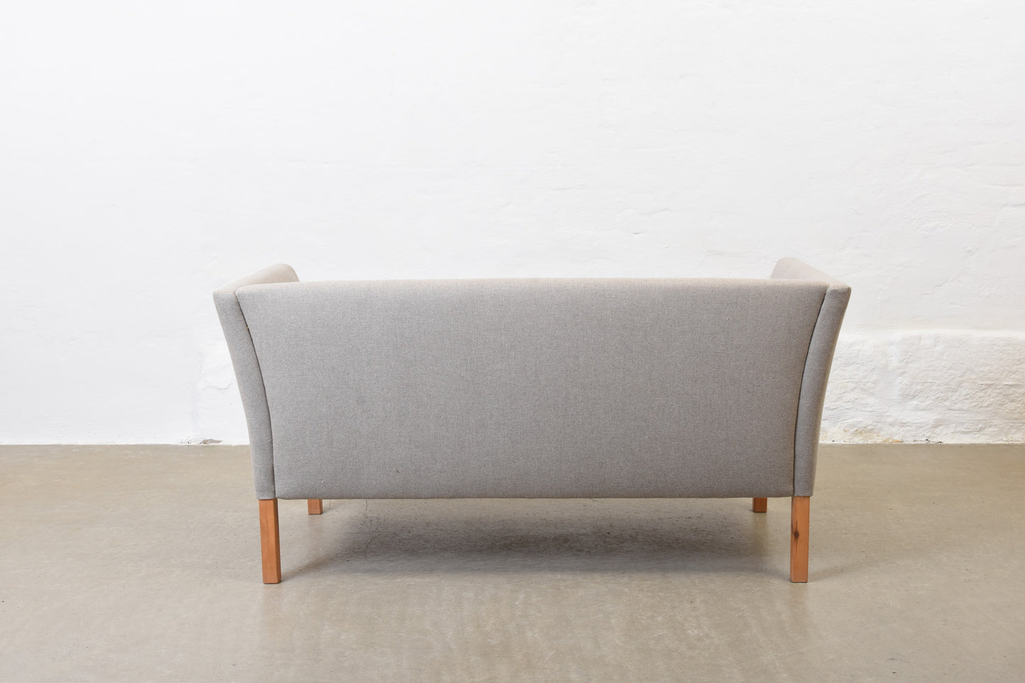 Newly reupholstered: 1960s Danish two seater