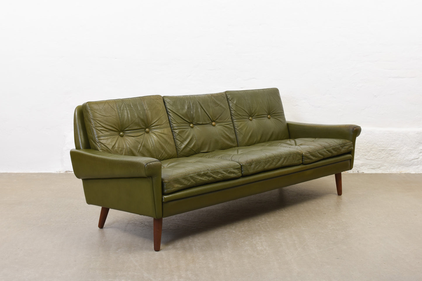 1960s three seat sofa by Svend Skipper