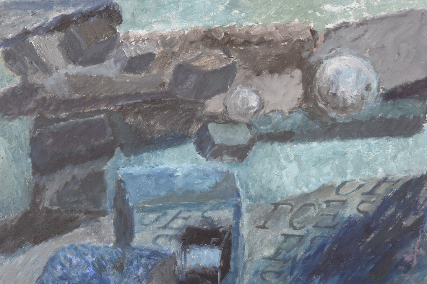 Oil painting by Markan Christensen - 1968