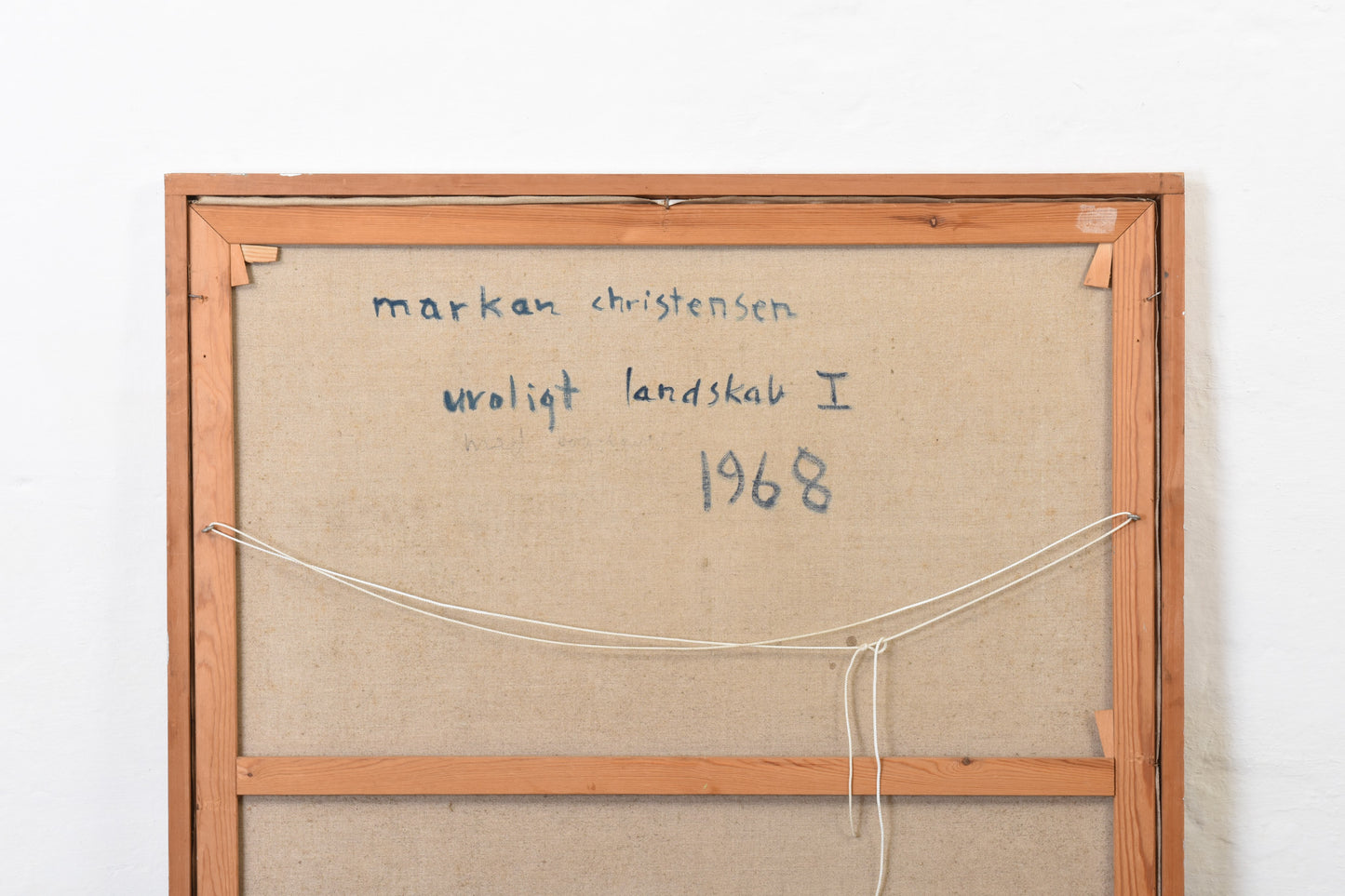 Oil painting by Markan Christensen - 1968