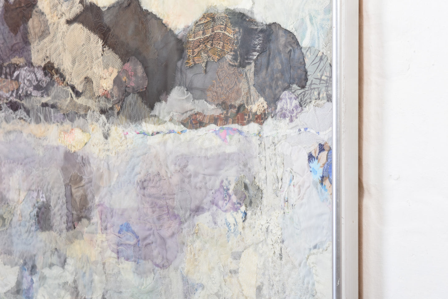 Fabric collage by Nulle Øigaard - 1981