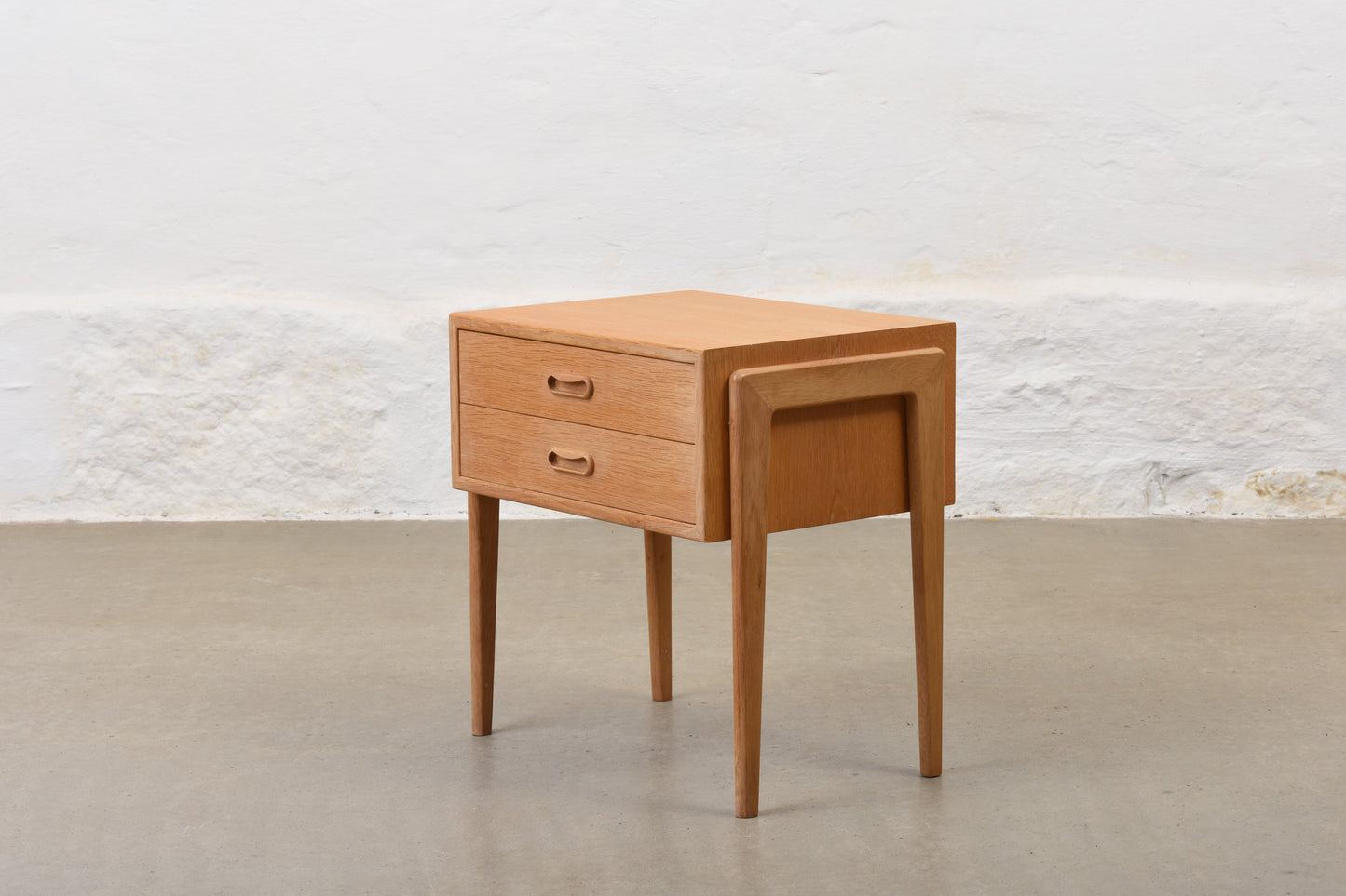 1960s bedside table in oak by Ørum Møbelfabrik