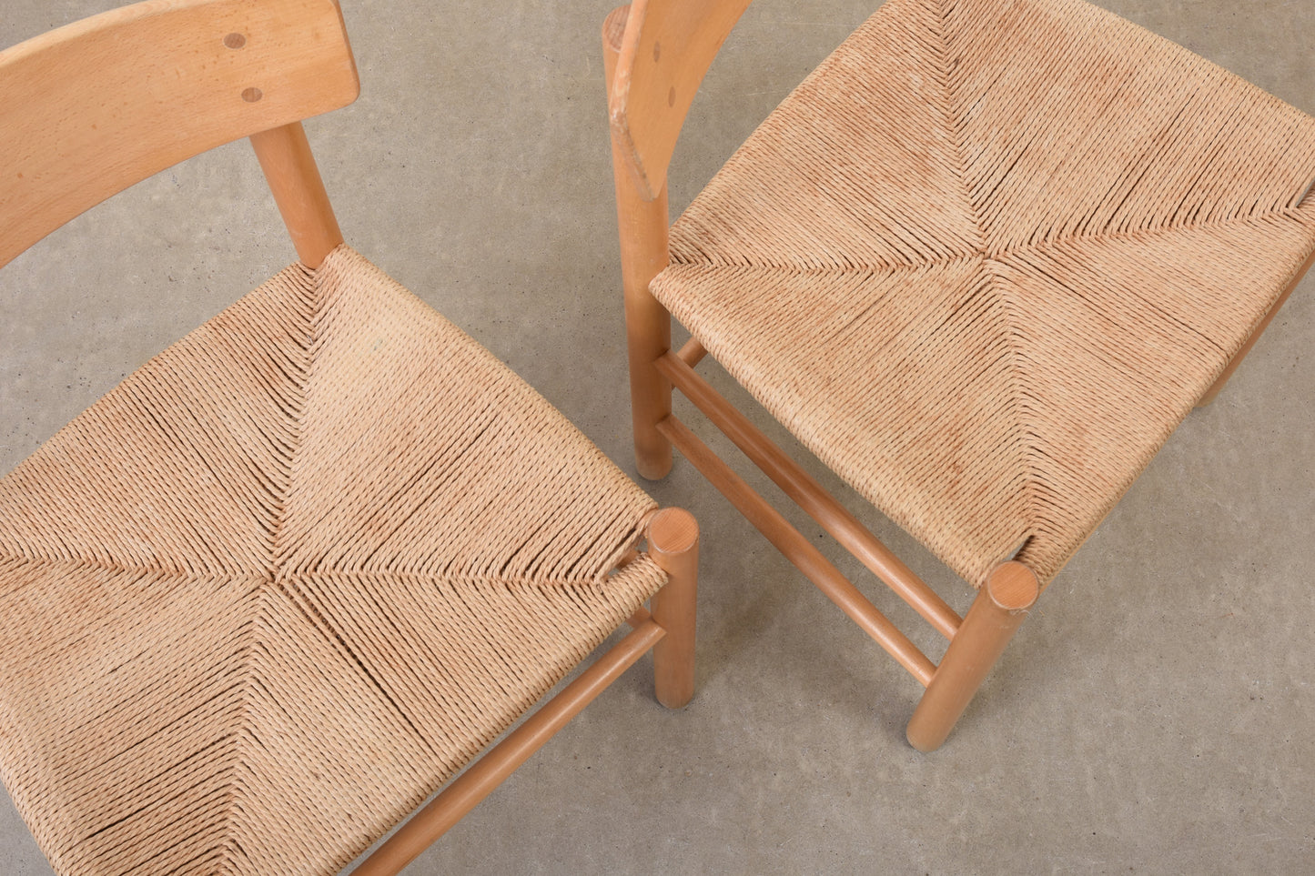 1960s set of 'J39' chairs by Børge Mogensen