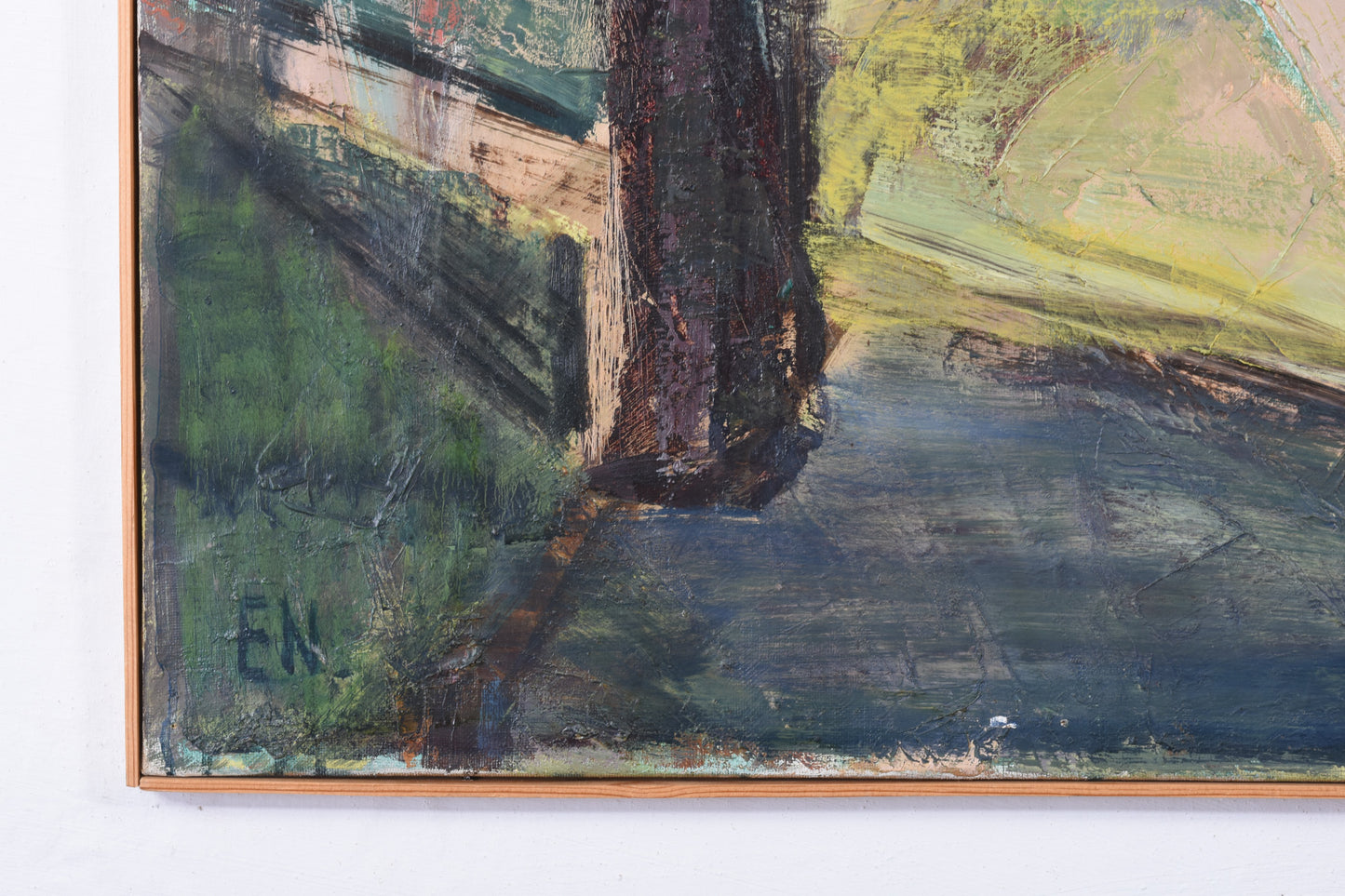 Oil painting by Eugeni Noormagi - 1950s