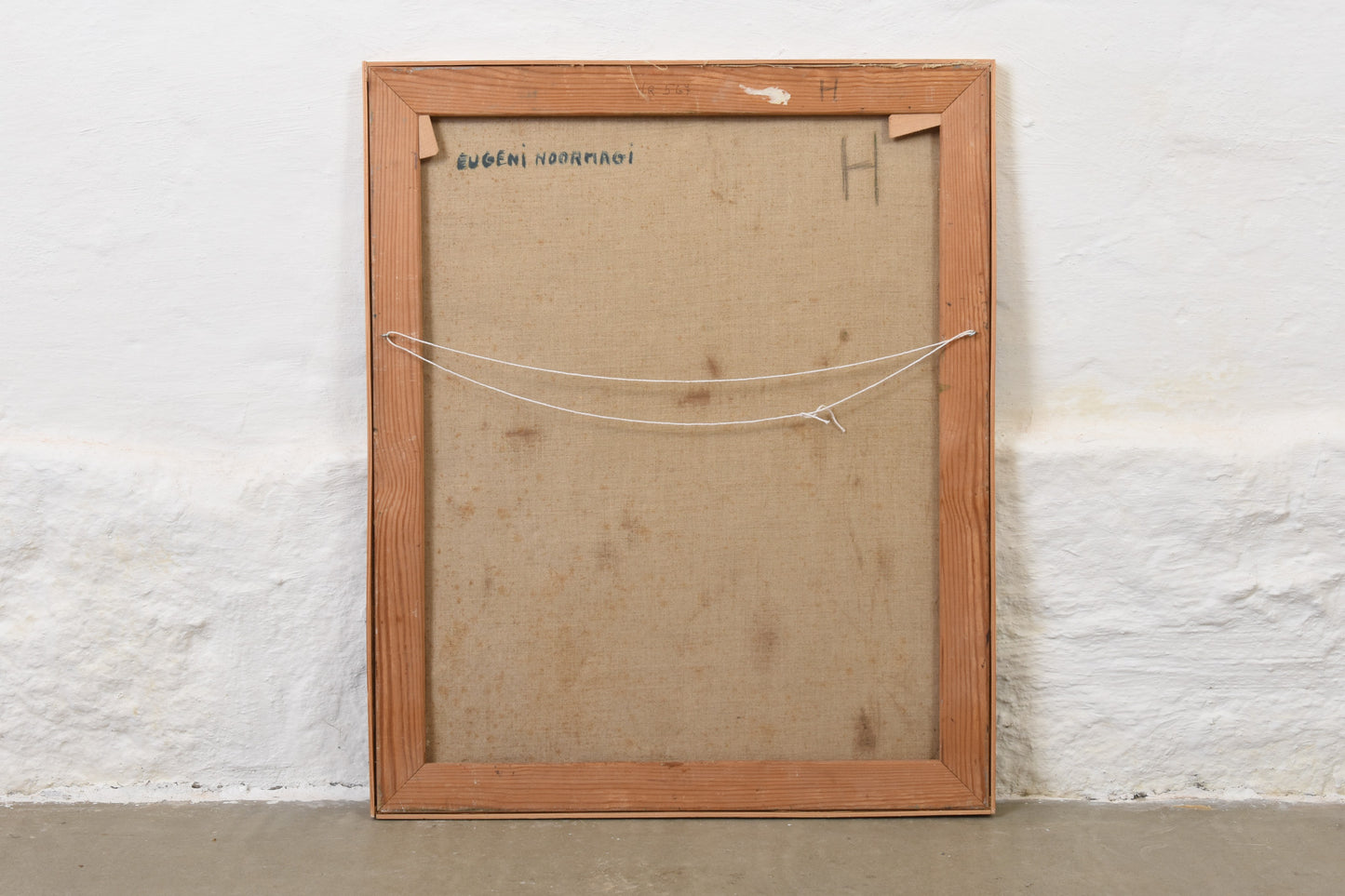 Oil painting by Eugeni Noormagi - 1950s