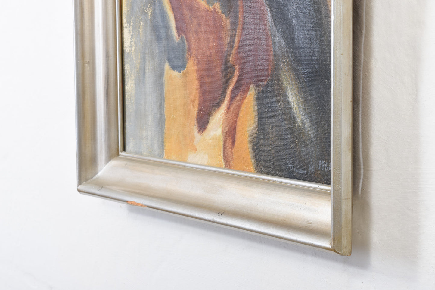 Oil painting by Sarus Nielsen - 1964