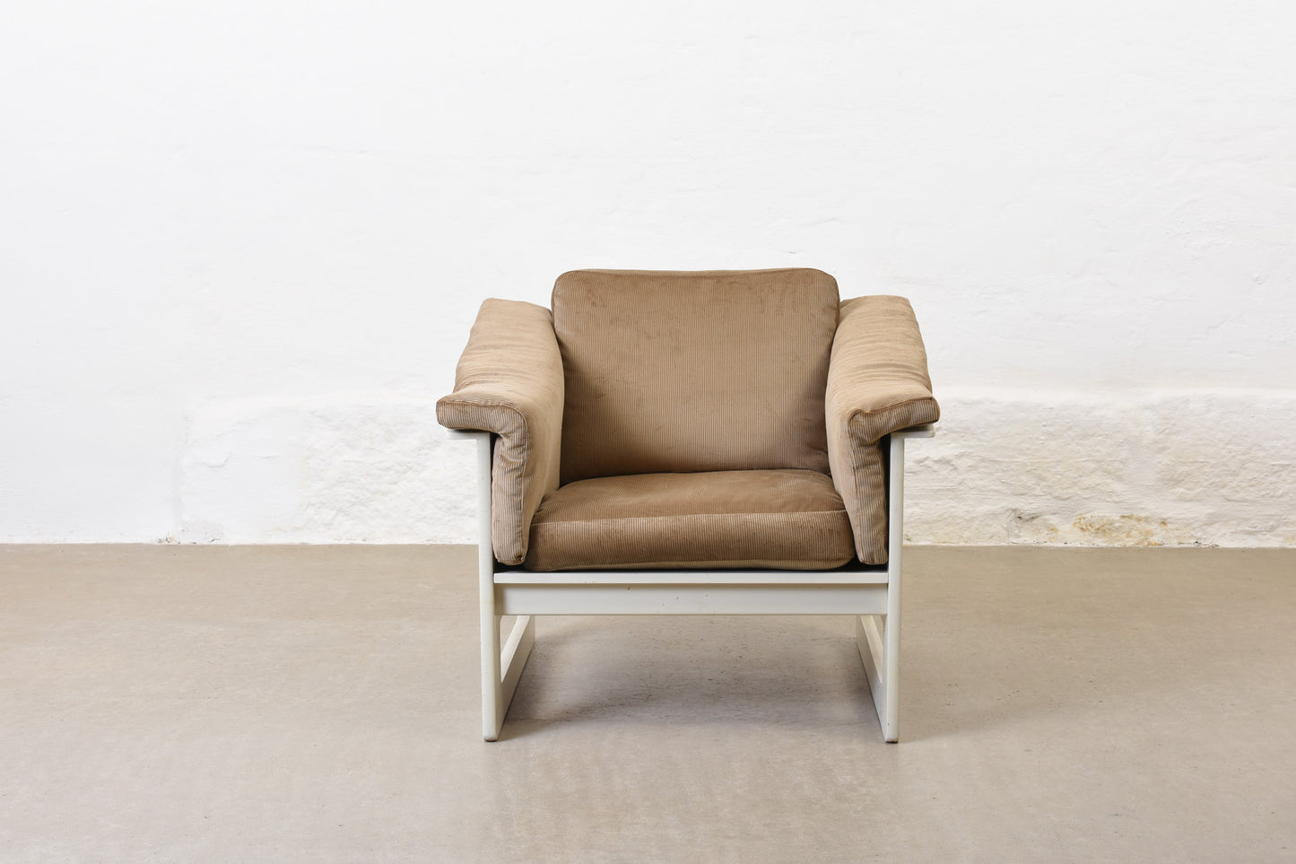 1970s Swedish lounger in corduroy