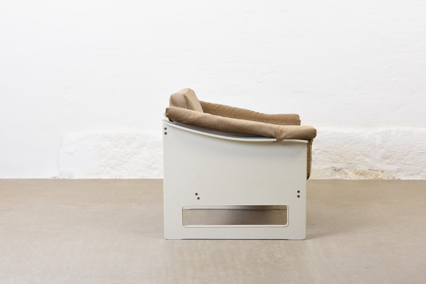1970s Swedish lounger in corduroy
