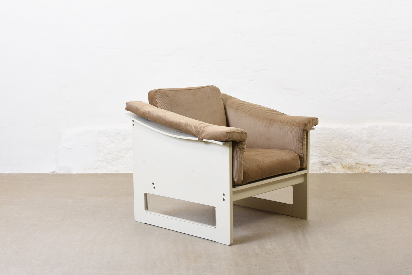 1970s Swedish lounger in corduroy