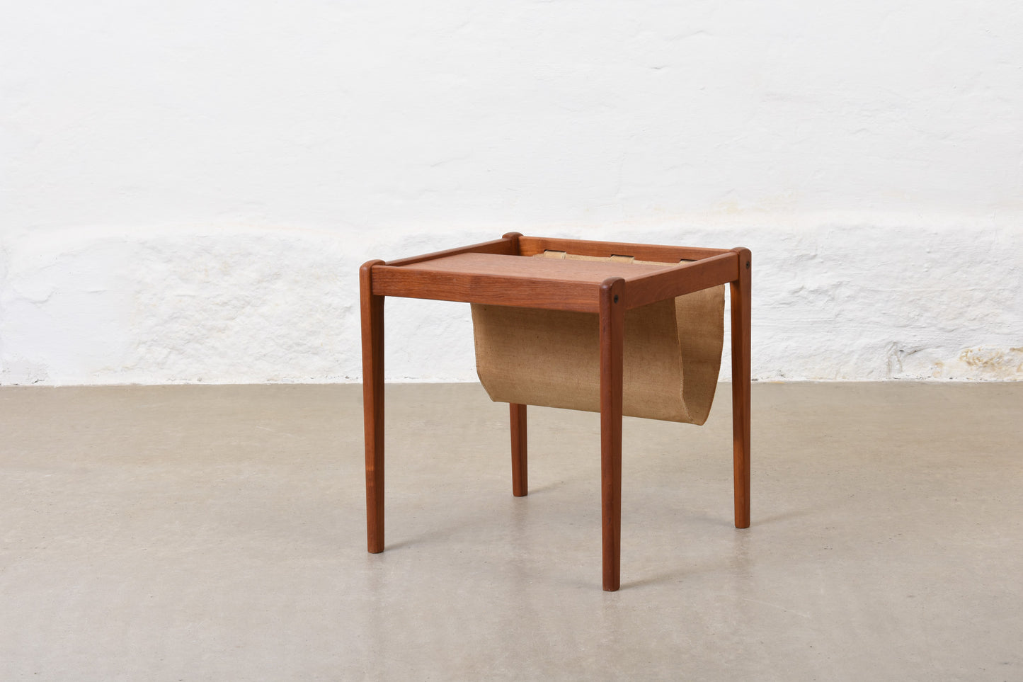 1960s teak magazine table