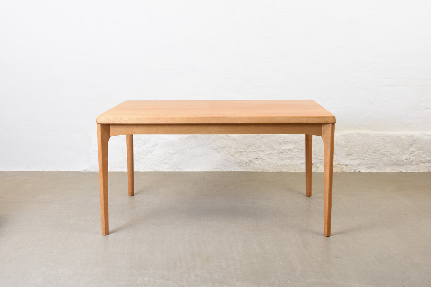 1960s extending oak dining table by Henning Kjærnulf