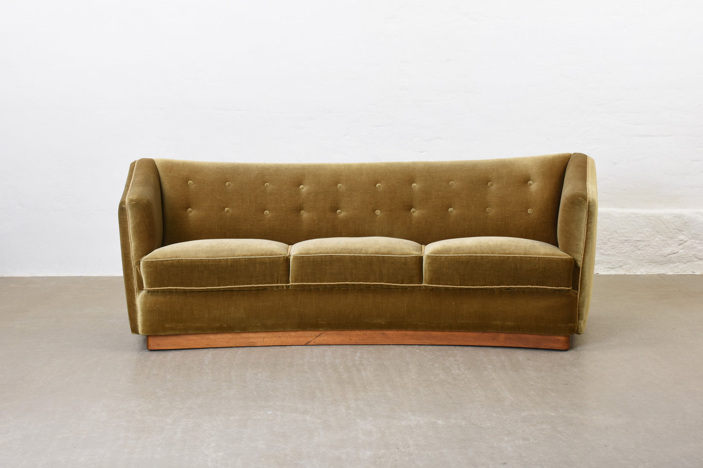 Choose your own fabric: 1940s Danish cabinetmaker's sofa
