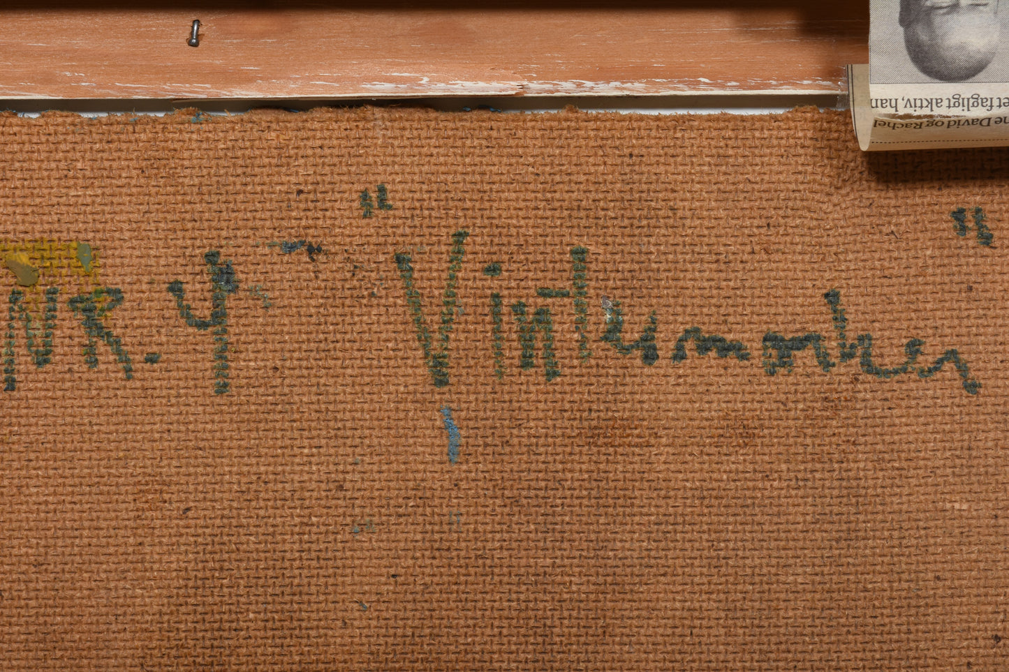 Oil painting by Frank Hammershøj no. 1