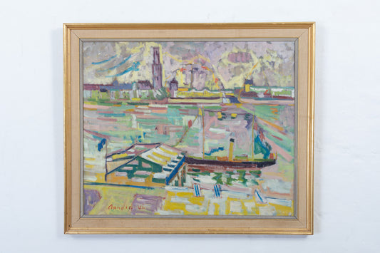 Oil painting by Arnold Pedersen