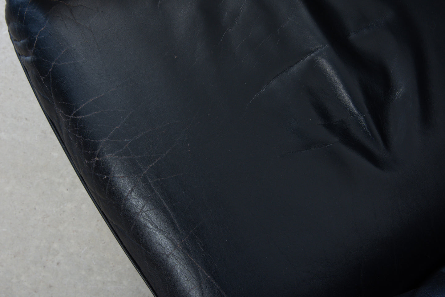 1970s leather occasional chair by Göte Möbler