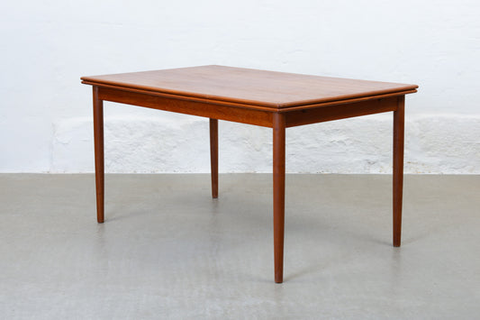 1960s extending dining table in teak - 140L cm