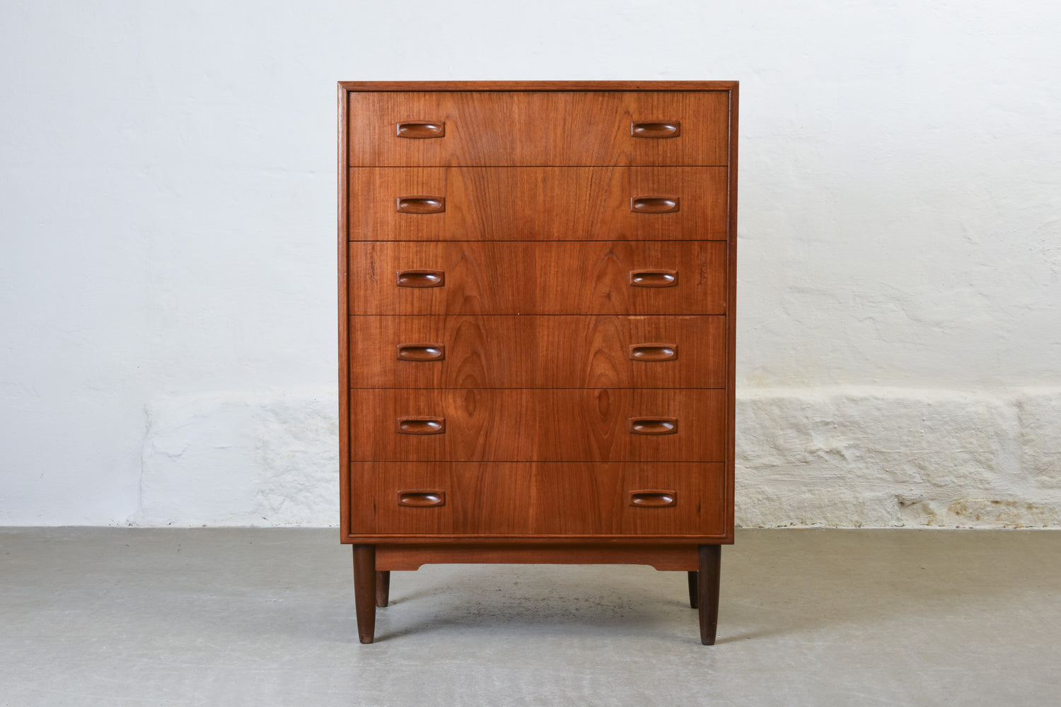 1960s teak chest of drawers by L.H. Ovesehl