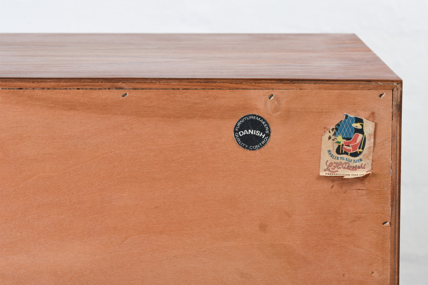 1960s teak chest of drawers by L.H. Ovesehl