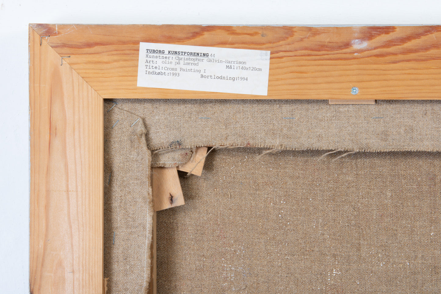 Oil painting by Christian Galvin-Harrison - 1993