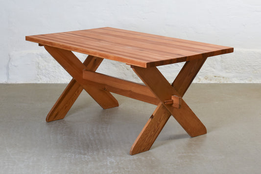 1960s Danish pine dining table
