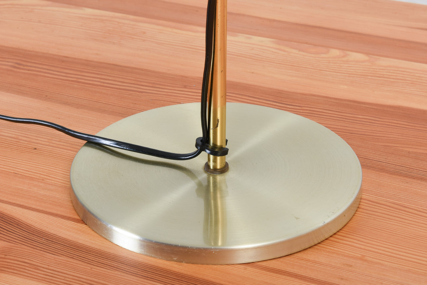 1980s brass table lamp