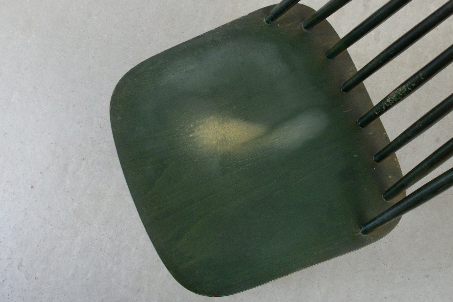 1960s set of six spindle back chairs