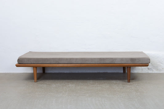 Newly reupholstered: 1950s day bed in corduroy