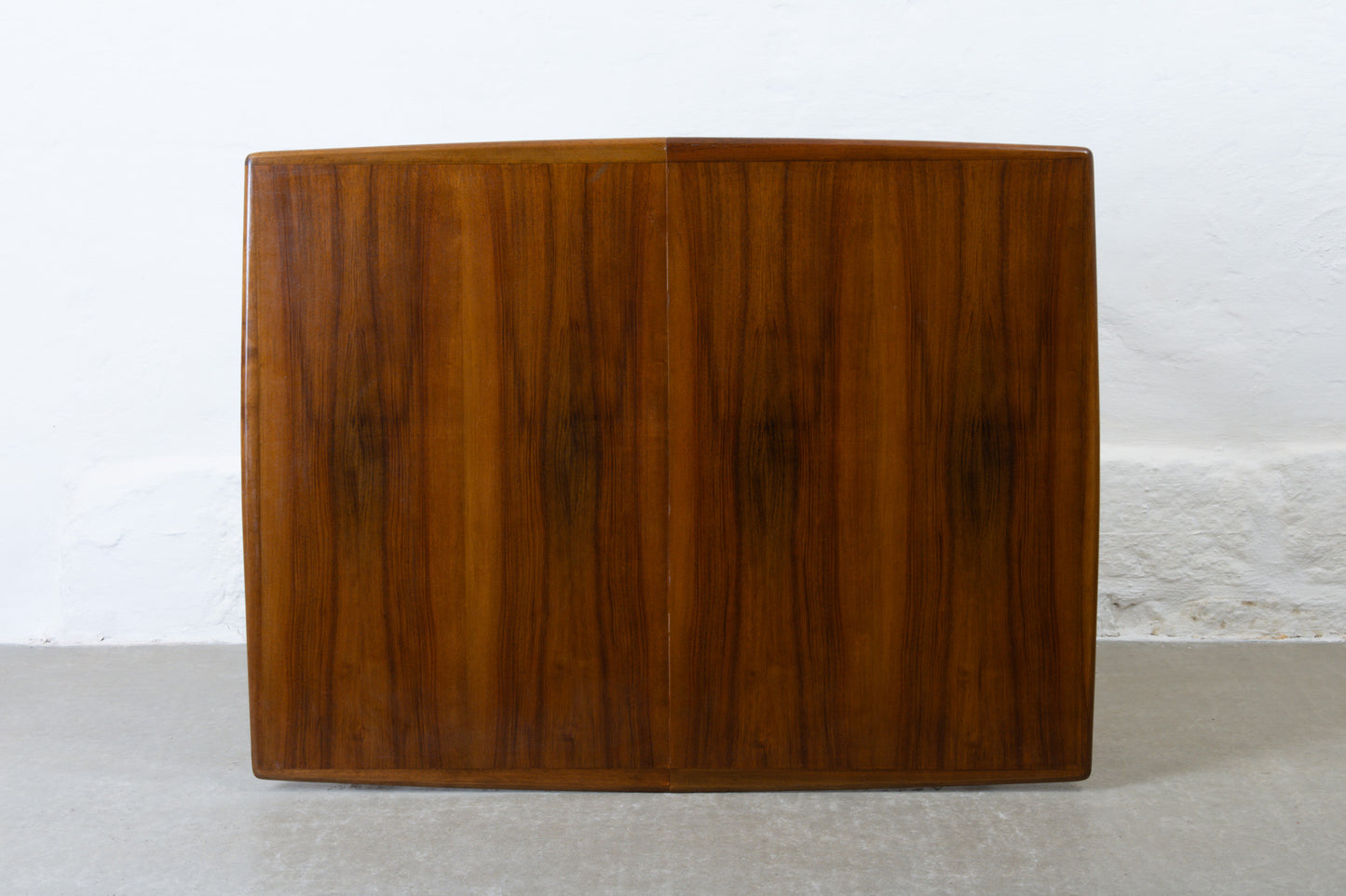 1950s extending dining table in walnut