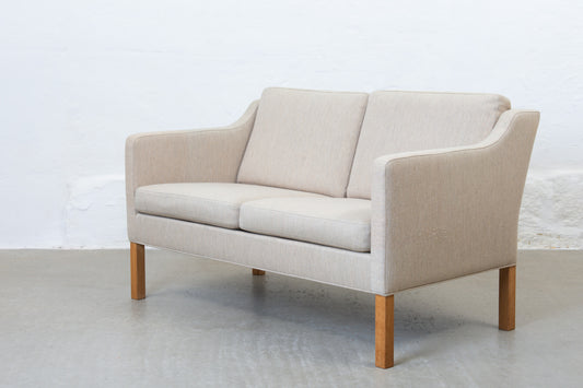 1970s 'BM 2322' two seater by Børge Mogensen no. 1