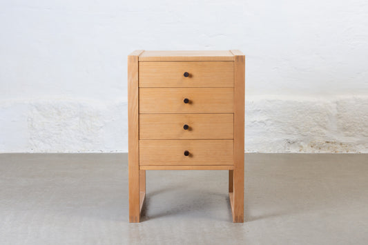 1970s low chest in beech by Kurt Østervig