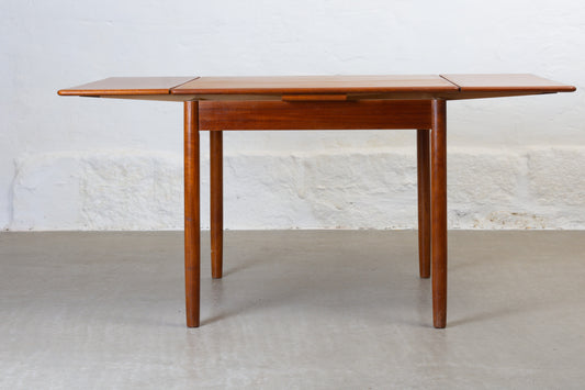 1960s extending kitchen table in teak