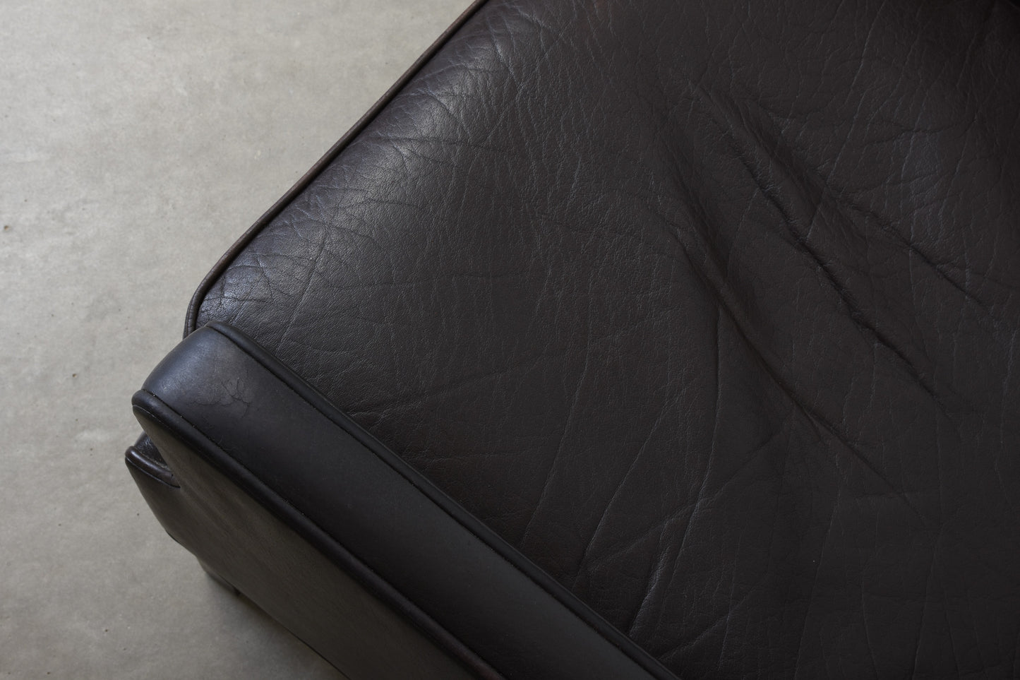 1960s leather lounger by G. Thams