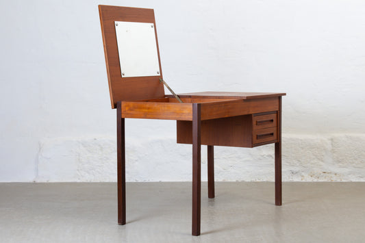 1960s single pedestal teak desk