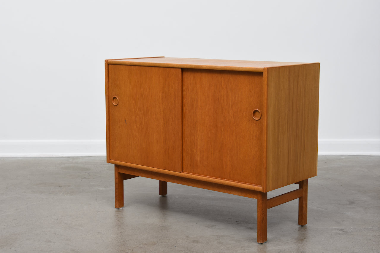 1960s short sideboard in oak
