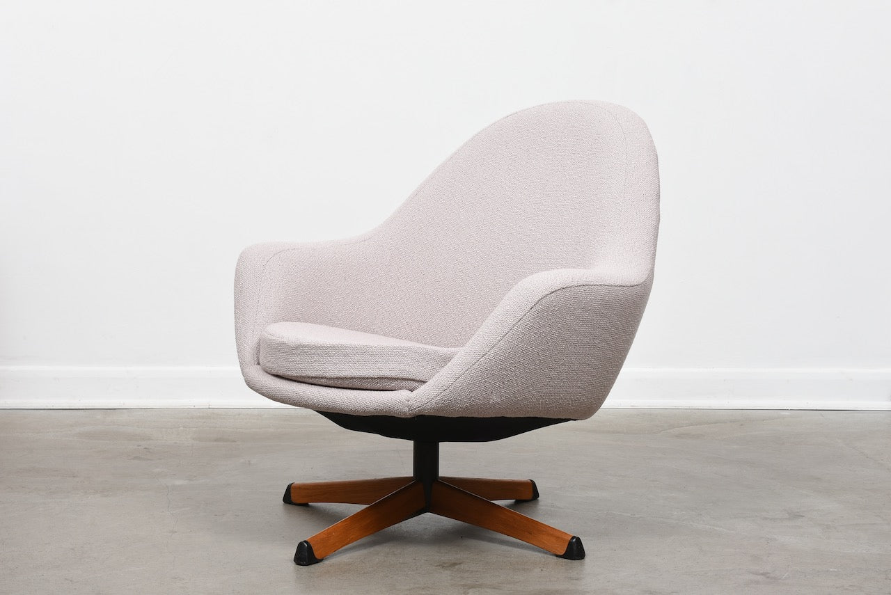 1960s Swedish swivel chair