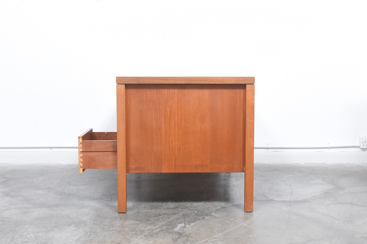 Teak desk by Herbert Berry
