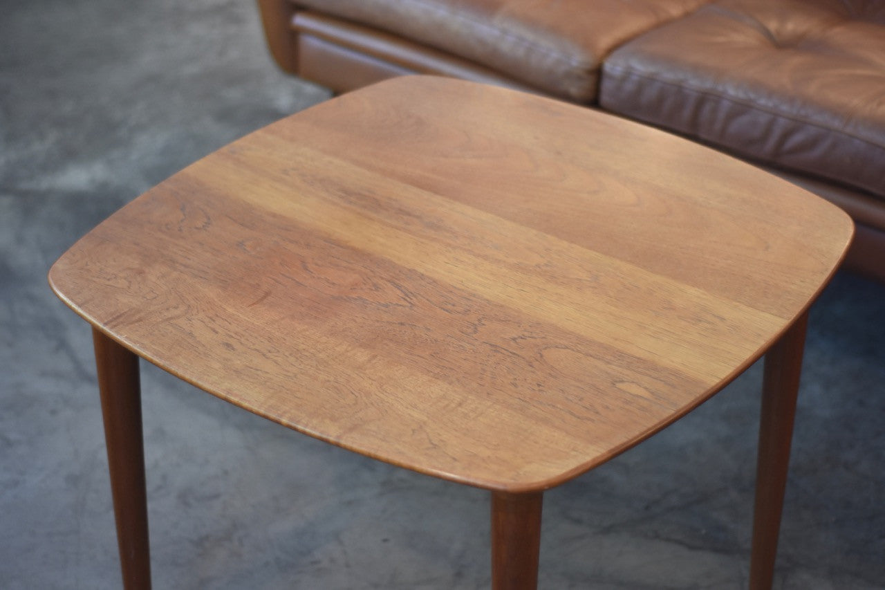 Just in: Teak side table by Gustav Bahus