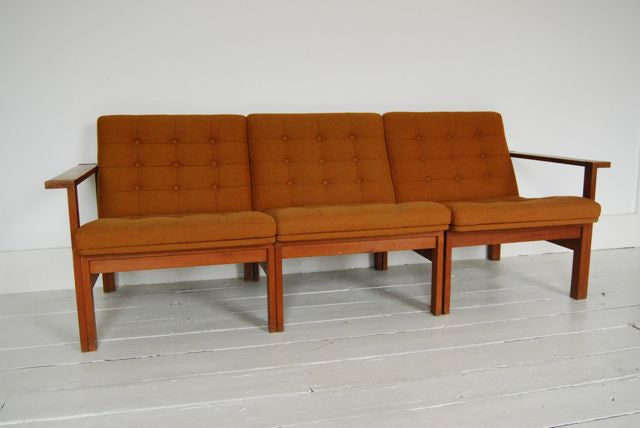 Three seat modular sofa by Gjerlíëí_v-Knudsen