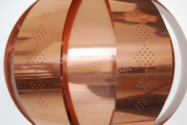 Ceiling lamp in copper