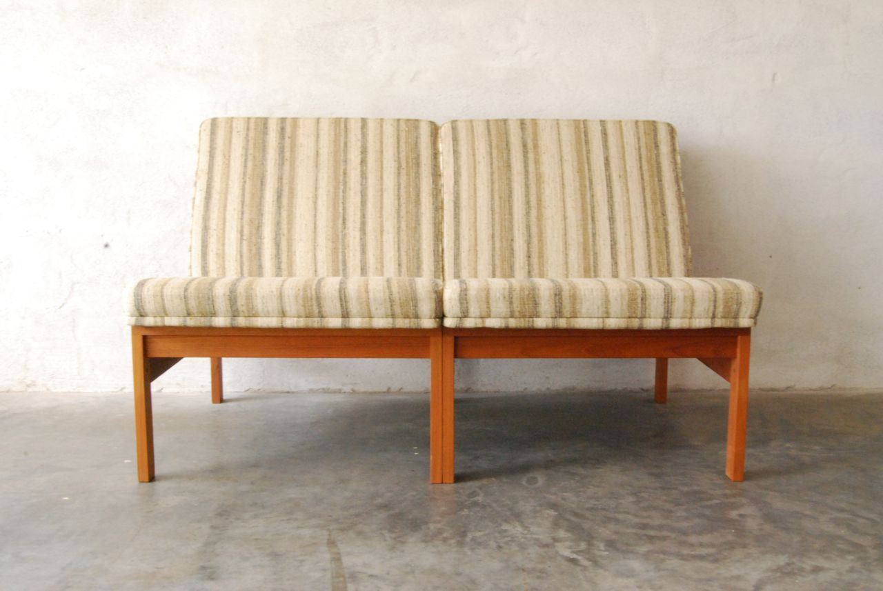 Two seat modular sofa by Gjerlíëí_v-Knudsen