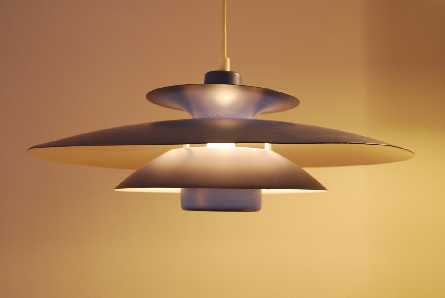 Blue ceiling light by JEKA