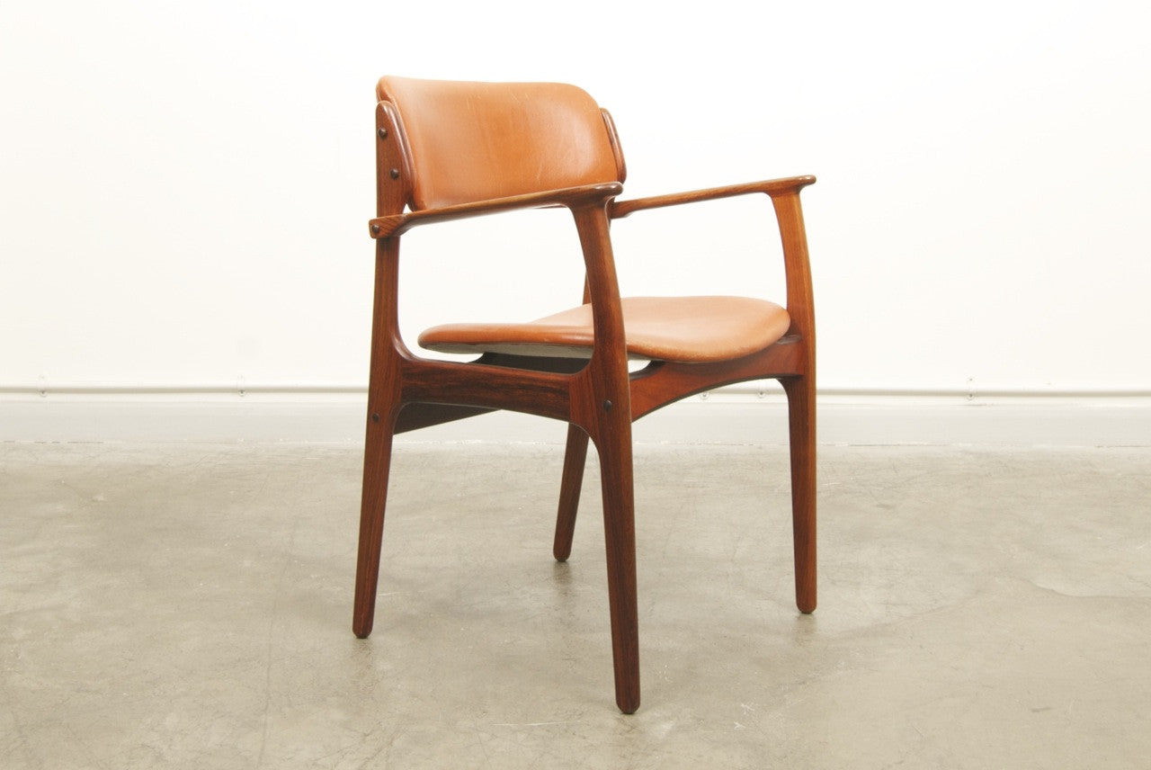 Rosewood armchair by Eric Buch